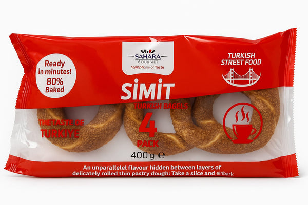 Sahara Simit Plain Bagel 4pcs (100g)