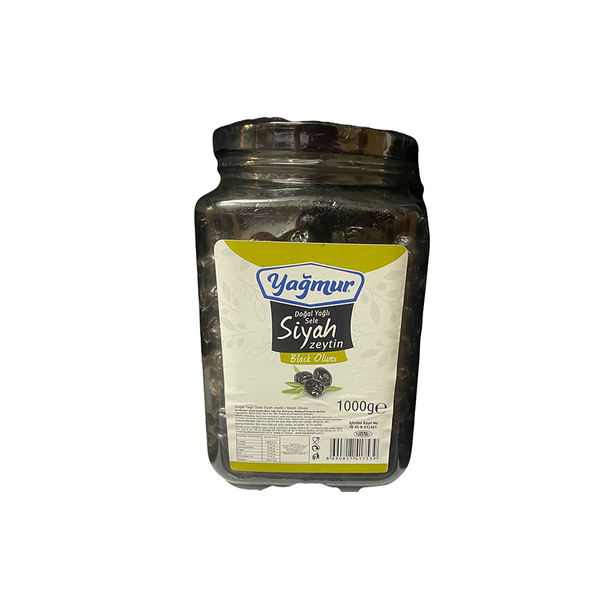 Yagmur Oily Black Olives 1kg