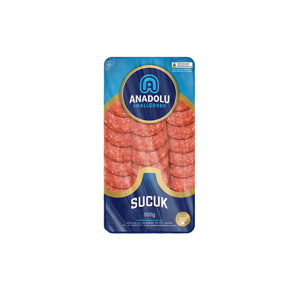 Anadolu Sliced Mild Sucuk 500g