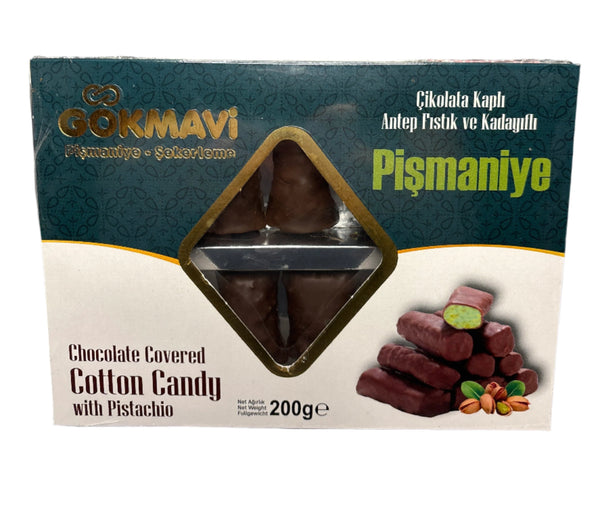 Gokmavi Choco Cotton Candy with Pistachio 200g