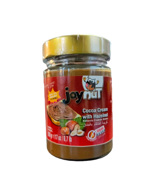 JOYNUT HAZELNUT CACAO CREAM 350G SUGAR FREE
